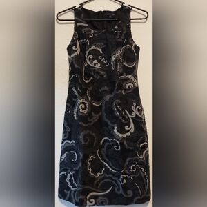 Gap black and grey tank dress
